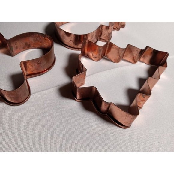 Jumbo Brass Christmas Cookie Cutters Bundle of 3 (1c3) - Picture 4 of 6